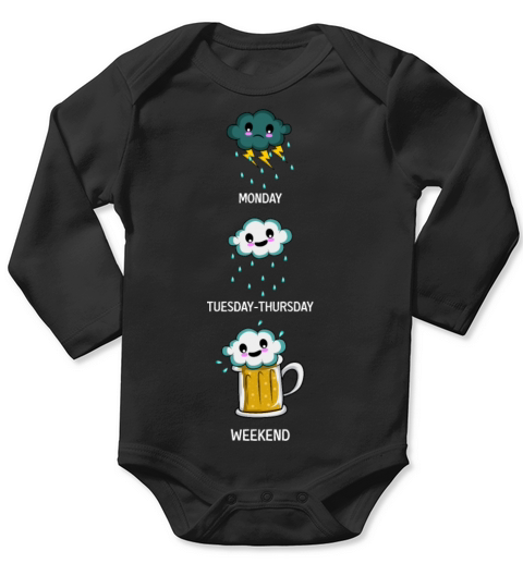 Funny Beer Easygoing Person Gift Long Sleeve Baby One-Piece