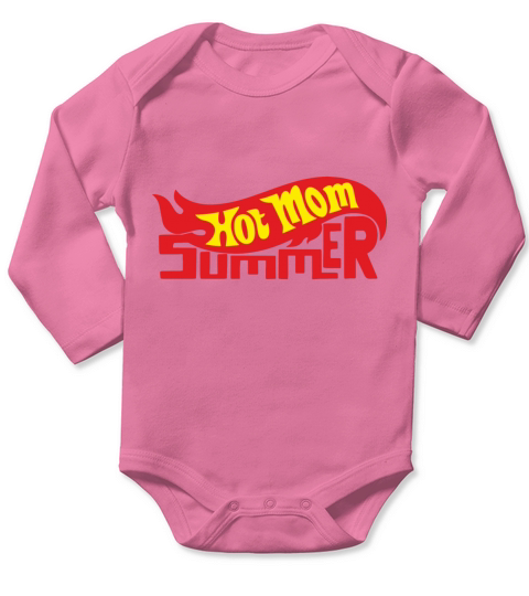 Hot Mom Summer Libbey Glass Long Sleeve Baby One-Piece