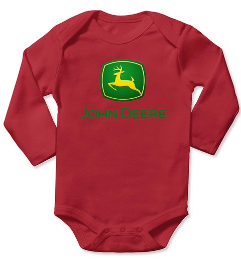 John deere Long Sleeve Baby One-Piece