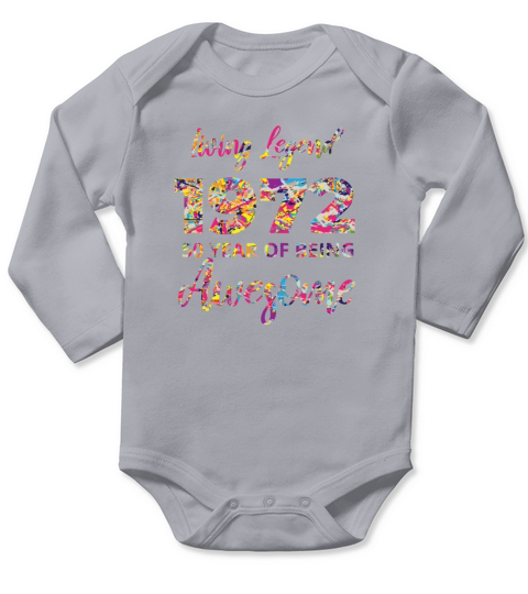 living legend 50 year awesome Long Sleeve Baby One-Piece