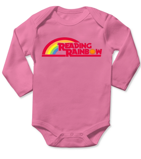 Reading rainbow - Baby Onesie Long Sleeve Baby One-Piece
