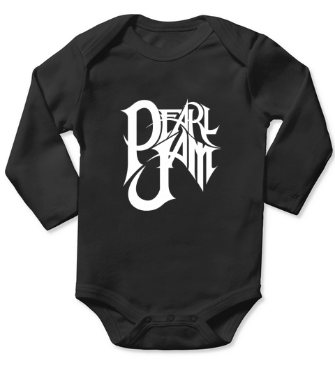 Retro Pearl Jam Art Long Sleeve Baby One-Piece