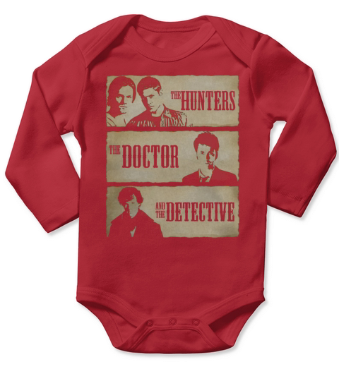 THE HUNTERS THE DOCTOR AND THE DETECTIVE Long Sleeve Baby One-Piece