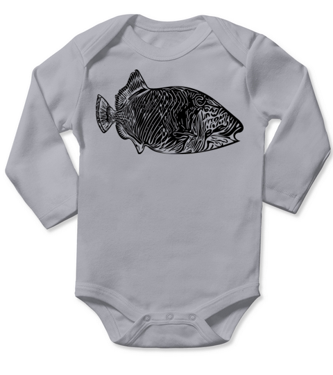 Triggerfish Vintage Style Long Sleeve Baby One-Piece