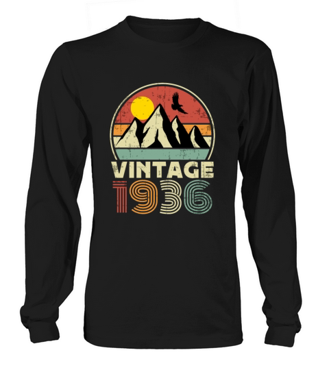 Funny Birthday Born in 1936 Limited Edition Long sleeved Unisex