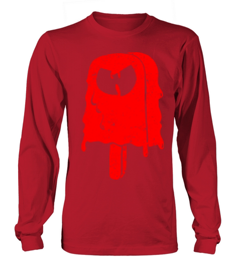icecream wutang red Long sleeved Unisex