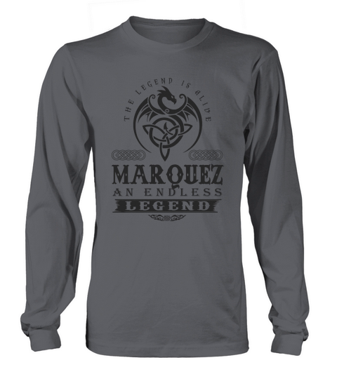 MARQUEZ The Legend Is Alive MARQUEZ An Endless Legend ColorBlack Long sleeved Unisex