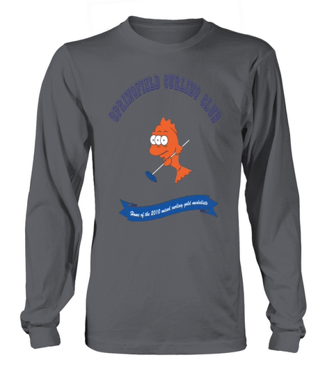 springfield curling club Long sleeved Unisex