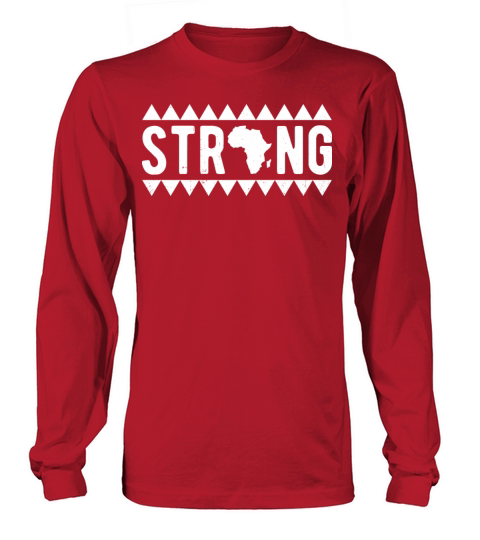 Strong Black History Clothing Gift Men Women Afro Long sleeved Unisex