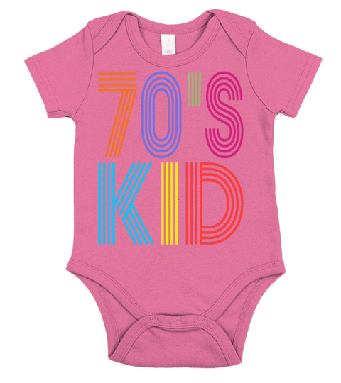 70s Kid Vintage Costume Short Sleeve Baby One-Piece