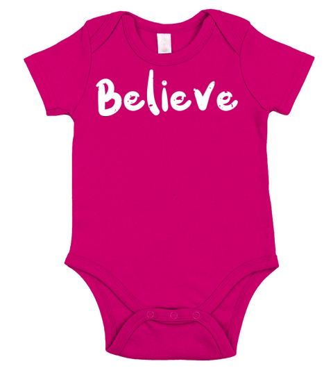 Believe - Bigfoot Short Sleeve Baby One-Piece
