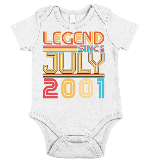 Birth Month July 2001 Short Sleeve Baby One-Piece