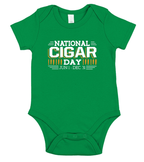Cigar-NATIONAL Cigar Short Sleeve Baby One-Piece