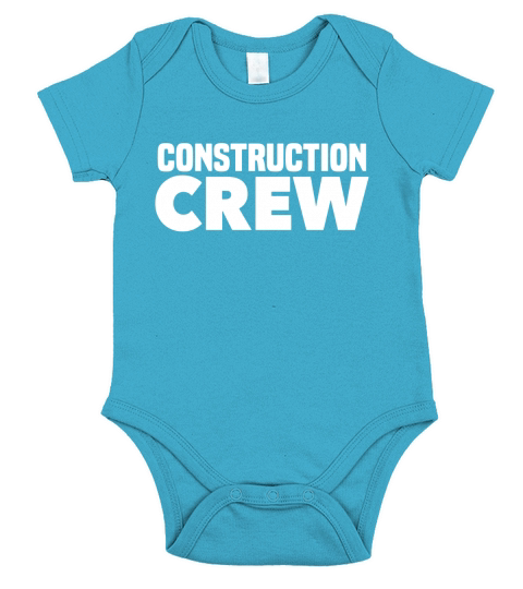 Construction Crew Safety T-Shirts for Road Highway Workers Short Sleeve Baby One-Piece