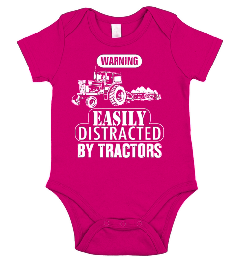 FARMER TRACTOR Short Sleeve Baby One-Piece