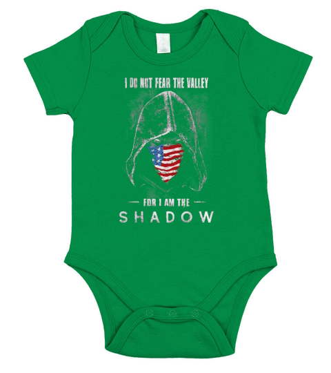 I Do Not Fear The Valley For I Am The Shadow Short Sleeve Baby One-Piece