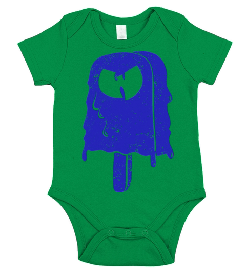 icecream wutang blue Short Sleeve Baby One-Piece