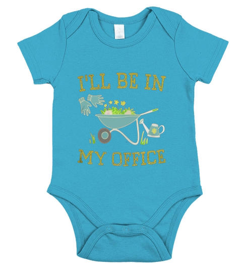 Ill be in my office Garden Short Sleeve Baby One-Piece
