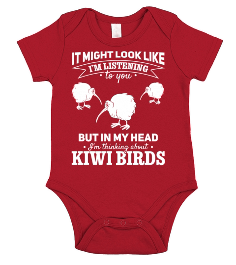 It Might Look Like Im Listening I New Zealand Short Sleeve Baby One-Piece