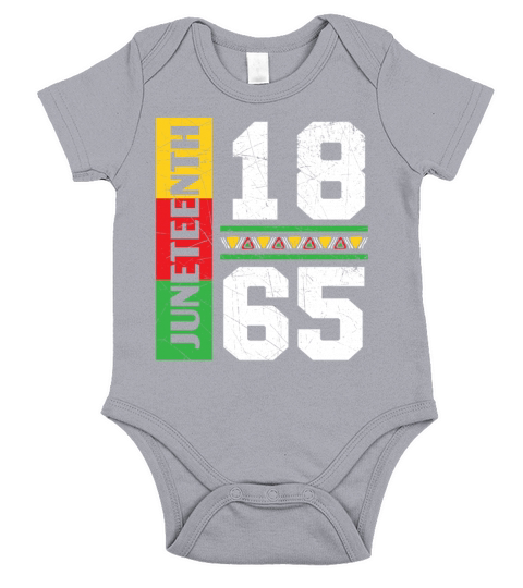Juneteenth 1865 Black Freedom African American Short Sleeve Baby One-Piece