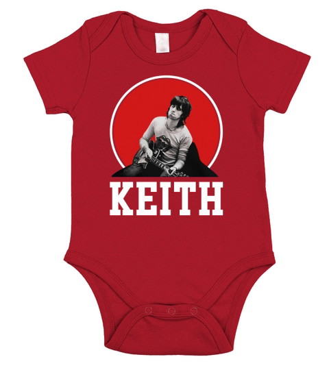 Keith Richards Tshirt Short Sleeve Baby One-Piece