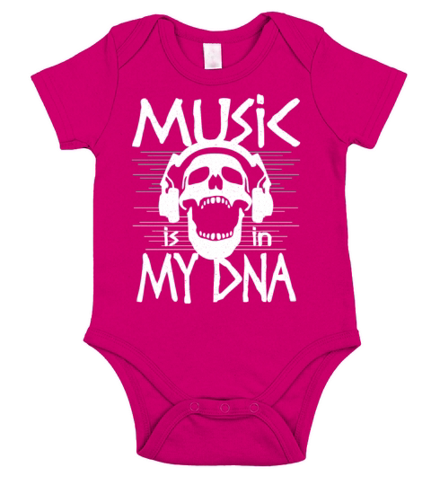 Music is in my DNA - funny saying Short Sleeve Baby One-Piece