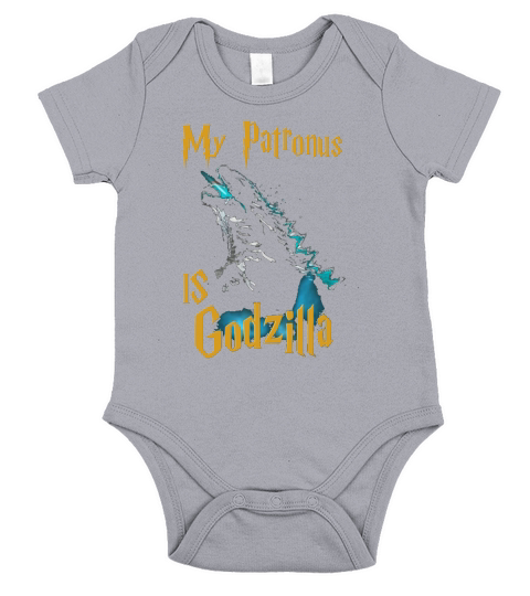 My Patronus is Godzilla Short Sleeve Baby One-Piece