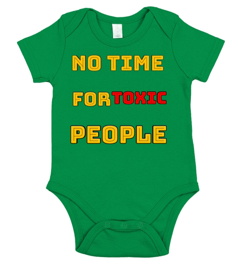 No Time for Toxic people Short Sleeve Baby One-Piece