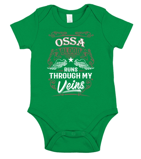 OSSA-Blut läuft durch mein Adern-Legendennamengeschenk T-Shirt Short Sleeve Baby One-Piece
