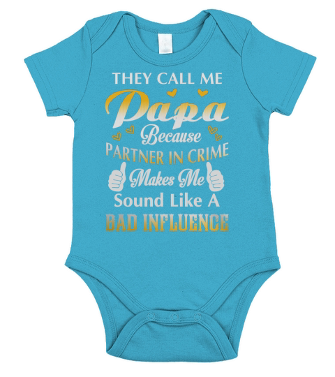 PAPA Short Sleeve Baby One-Piece