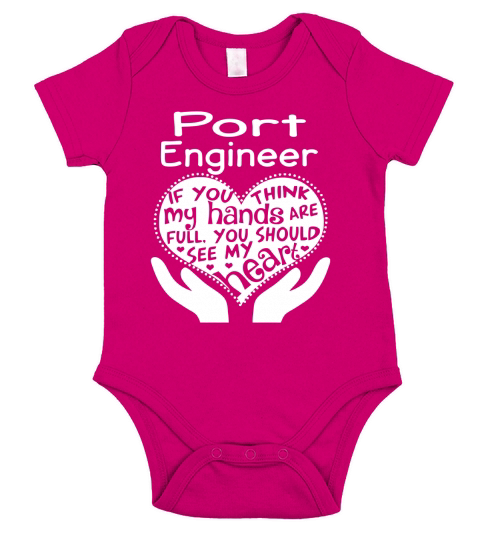 Port Engineer FFull Hand Short Sleeve Baby One-Piece