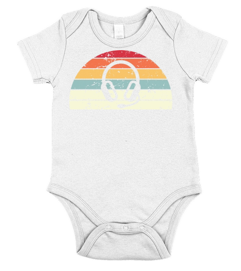 Retro Esports Sunset Vintage gaming Sunrise Short Sleeve Baby One-Piece
