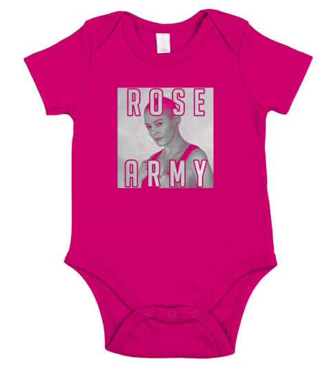 Rose Army Short Sleeve Baby One-Piece
