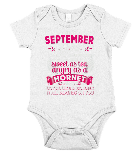 September Girl Stubborn As Mule Sweet As Tea - Unisex Long Sleeve Short Sleeve Baby One-Piece