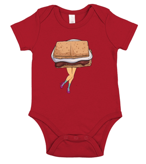 Smores Vintage Short Sleeve Baby One-Piece