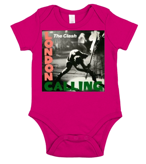 The Clash London Calling Short Sleeve Baby One-Piece