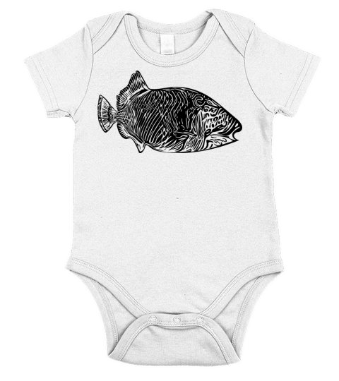 Triggerfish Vintage Style Short Sleeve Baby One-Piece