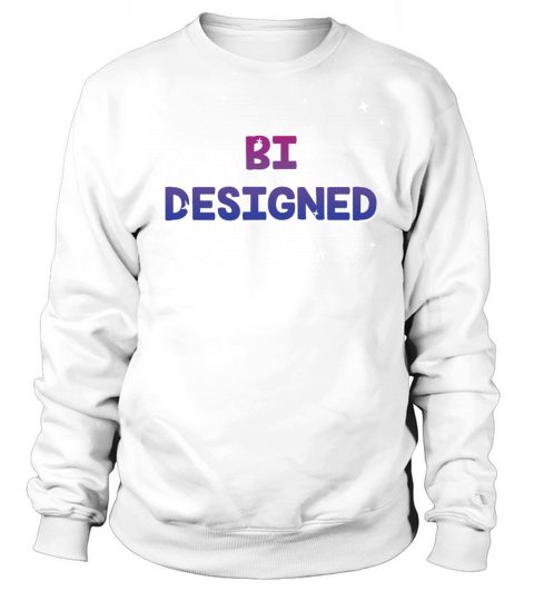 Bi Designed Bisexual Pride Month Bi Pride LGBT Sweatshirt Unisex