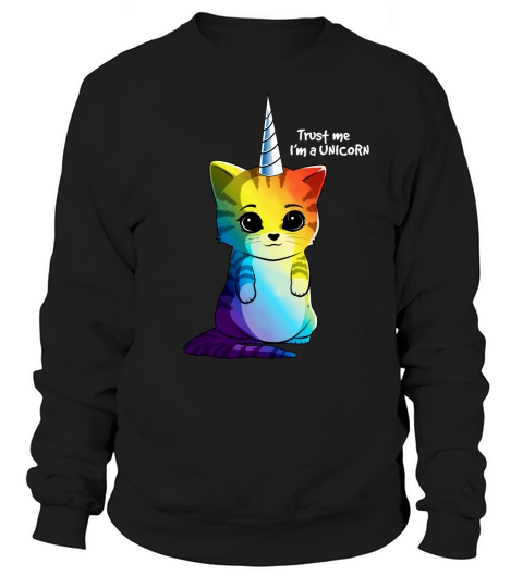 Caticorn Rainbow Meowgical Cat Unicorn Kittycorn Sweatshirt Unisex
