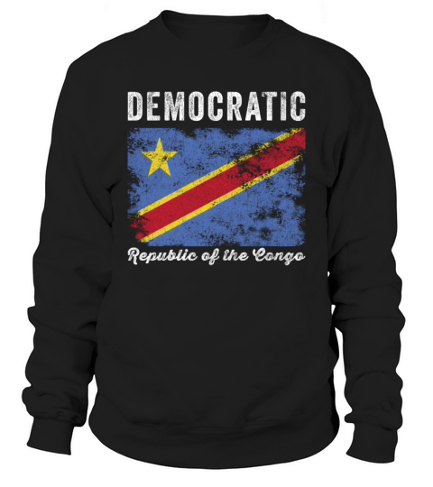 Democratic Republic of the Congo Flag Sweatshirt Unisex