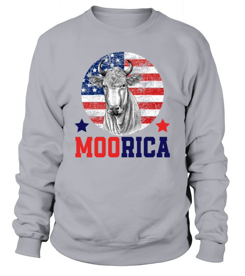 Moorica America Patriotic 4th of July USA Flag Sweatshirt Unisex