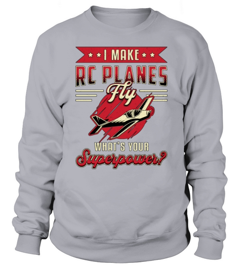 RC Plane Airplane Pilot Aircraft Funny RC Planes Sweatshirt Unisex