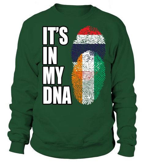 Thai And Ivorian Vintage Heritage DNA Flag Sweatshirt Unisex