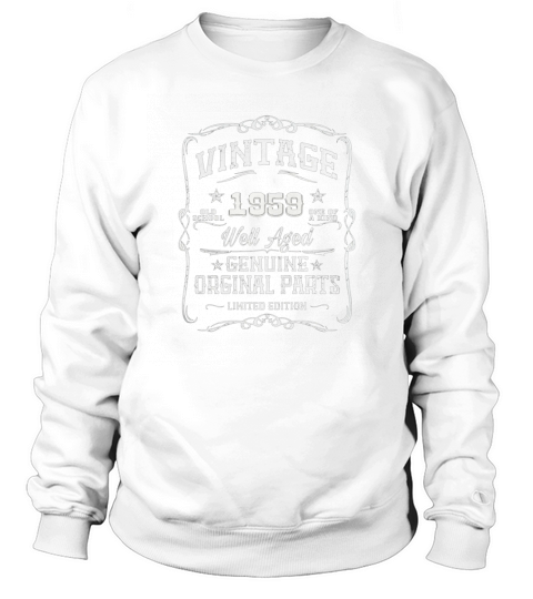 Vintage 1959 60th gift 60 Years old Sweatshirt Unisex