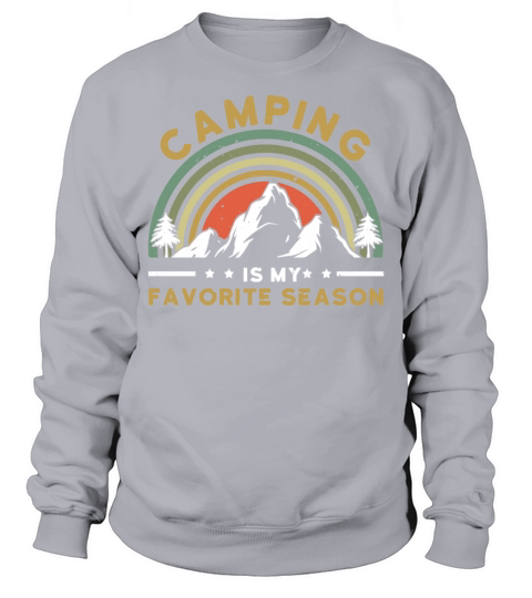 Vintage Adventure Vacation Camp Camper Camping Sweatshirt Unisex