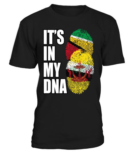 Guyanese And Bruneian Mix Heritage DNA Flag T-Shirt Unisex