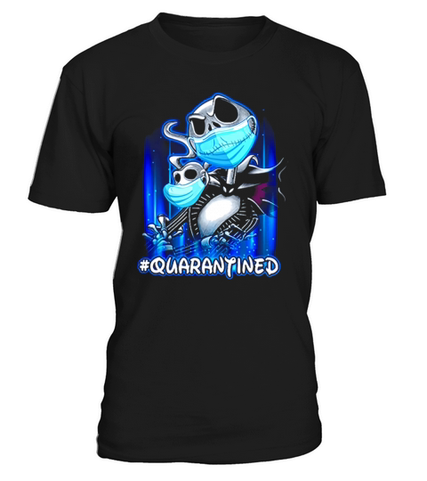 Jack Skellington face mask quarantined Coronavirus shirt T-Shirt Unisex