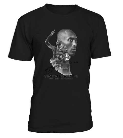 Kobe Gianna Bryant Legend Never Die 2020 41 years old signature shirt T-Shirt Unisex