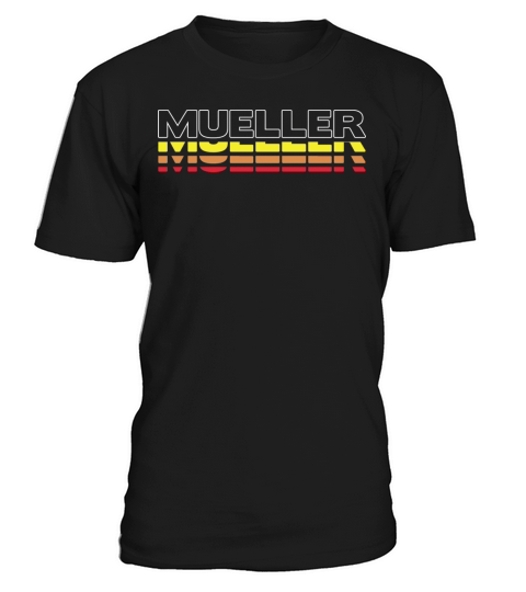 Mueller First Name Funny Vintage Sunset Mueller T-Shirt Unisex