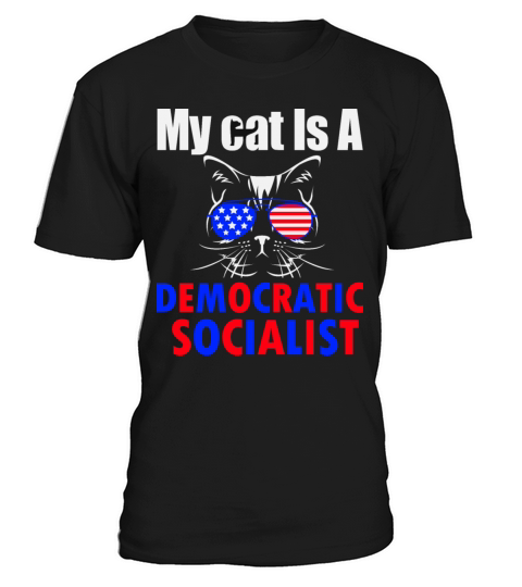 My Cat Is A Democratic Socialist Cat Memes T-Shirt Unisex